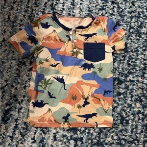 Carter's Dinosaur Adventure Shirt - Blue, Green, Tan
